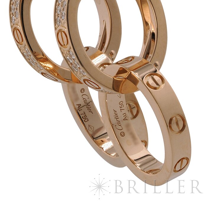 CARTIER カルティエ ラブ イヤリング マルチウェア セミパヴェ ピンクゴールド ダイヤモンド N8515240 9