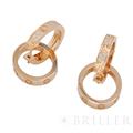 CARTIER カルティエ ラブ イヤリング マルチウェア セミパヴェ ピンクゴールド ダイヤモンド N8515240 12