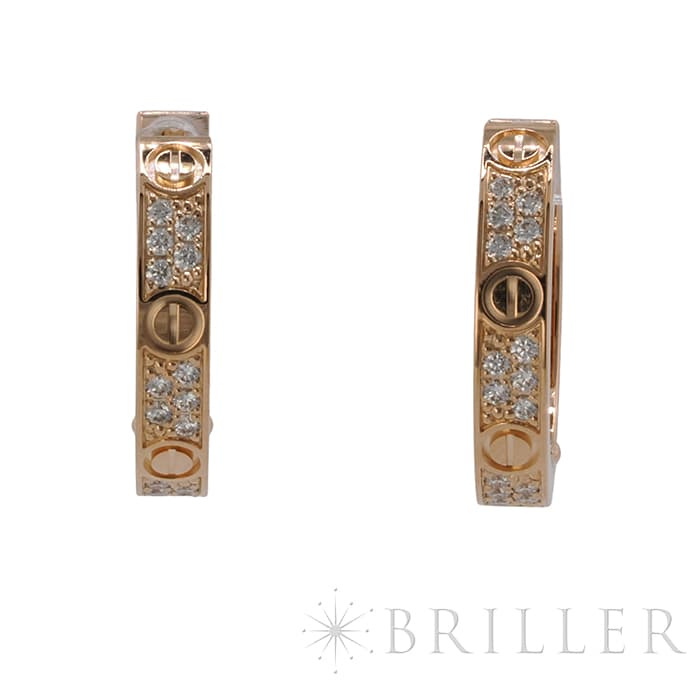 CARTIER カルティエ ラブ イヤリング マルチウェア セミパヴェ ピンクゴールド ダイヤモンド N8515240 3