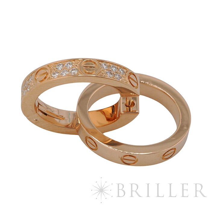 CARTIER カルティエ ラブ イヤリング マルチウェア セミパヴェ ピンクゴールド ダイヤモンド N8515240 7