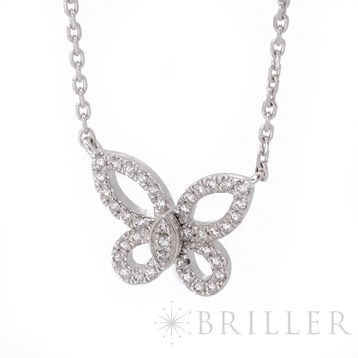 GRAFF グラフ バタフライ ミニ バタフライ シルエット ダイヤモンド ペンダント ネックレス ホワイトゴールド ダイヤモンド RGP808 4