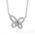 GRAFF グラフ バタフライ ミニ バタフライ シルエット ダイヤモンド ペンダント ネックレス ホワイトゴールド ダイヤモンド RGP808 4