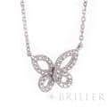 GRAFF グラフ バタフライ ミニ バタフライ シルエット ダイヤモンド ペンダント ネックレス ホワイトゴールド ダイヤモンド RGP808 7