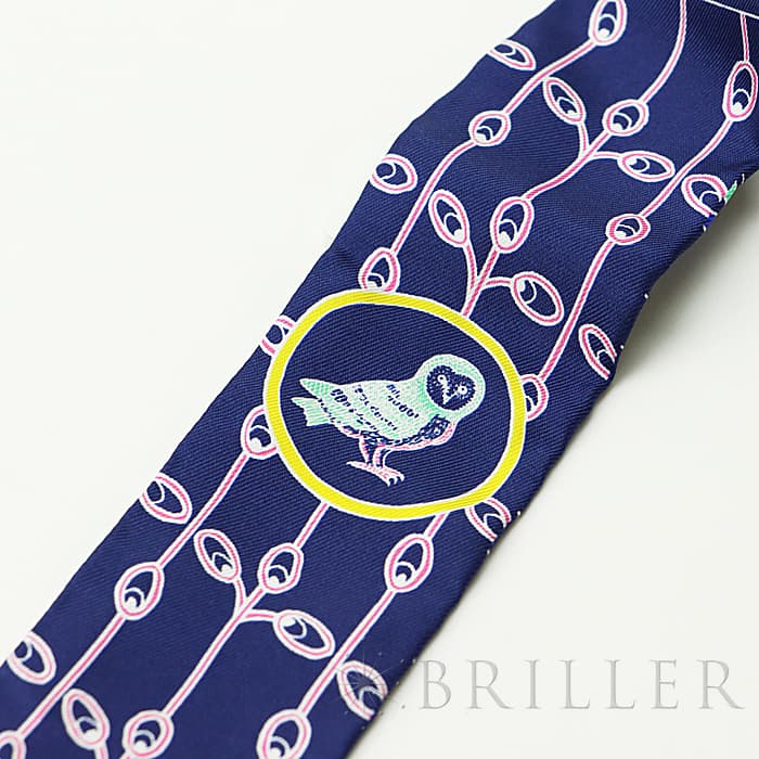 HERMES エルメス その他 ツイリー シルク LA DANCE DES AMAZONES　IM/INDIGO/JAUNE/MUL 20