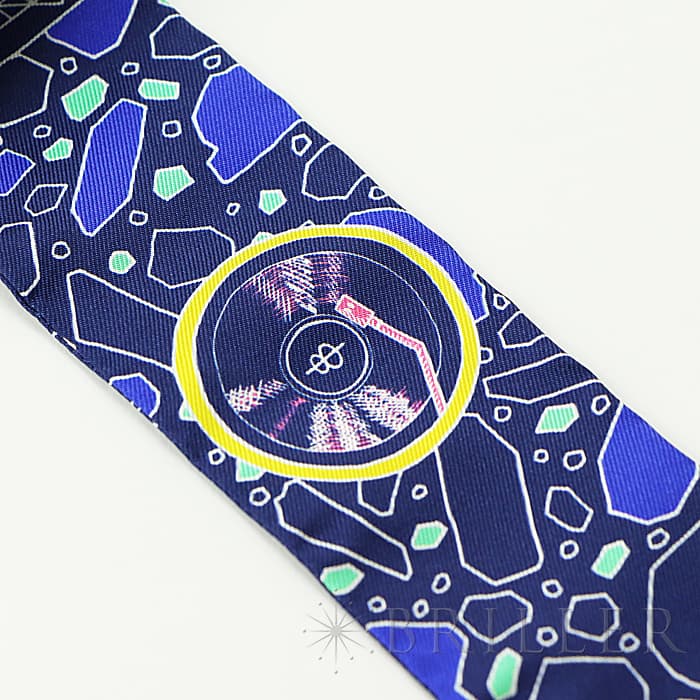 HERMES エルメス その他 ツイリー シルク LA DANCE DES AMAZONES　IM/INDIGO/JAUNE/MUL 21