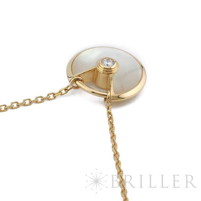 CARTIER カルティエ アミュレット ドゥ カルティエ ネックレス イエローゴールド MOP ダイヤモンド B3047100 9