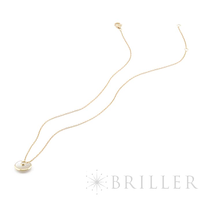 CARTIER カルティエ アミュレット ドゥ カルティエ ネックレス イエローゴールド MOP ダイヤモンド B3047100 12
