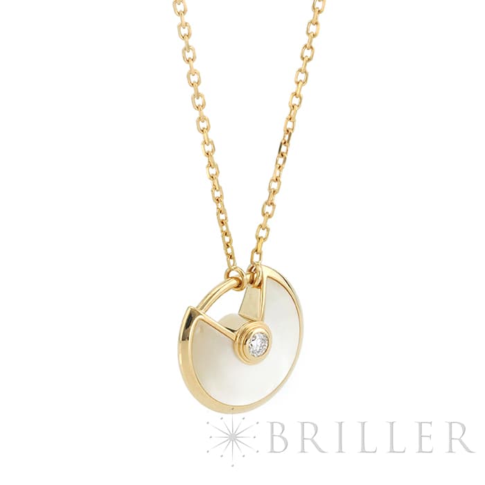 CARTIER カルティエ アミュレット ドゥ カルティエ ネックレス イエローゴールド MOP ダイヤモンド B3047100 8
