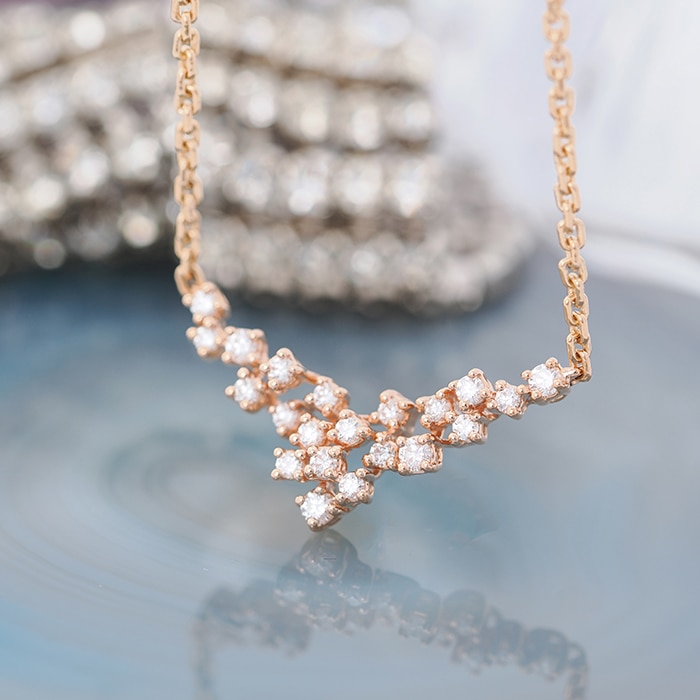 Damiani ダミアーニ ミモザ ネックレス ピンクゴールド ダイヤモンド 20104958 2