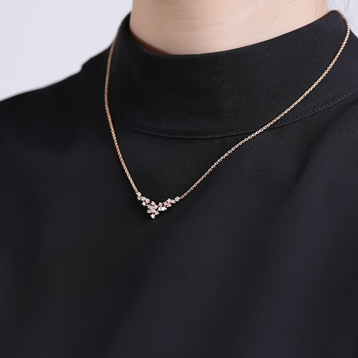 Damiani ダミアーニ ミモザ ネックレス ピンクゴールド ダイヤモンド 20104958 14