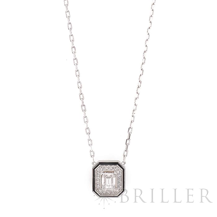BOUCHERON　ブシュロン ヴァンドーム リズレ ペンダント ネックレス ホワイトゴールド ダイヤモンド JPN00631 メイン