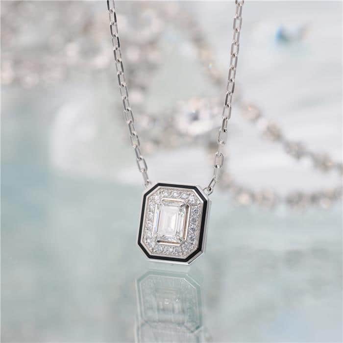 BOUCHERON　ブシュロン ヴァンドーム リズレ ペンダント ネックレス ホワイトゴールド ダイヤモンド JPN00631 2