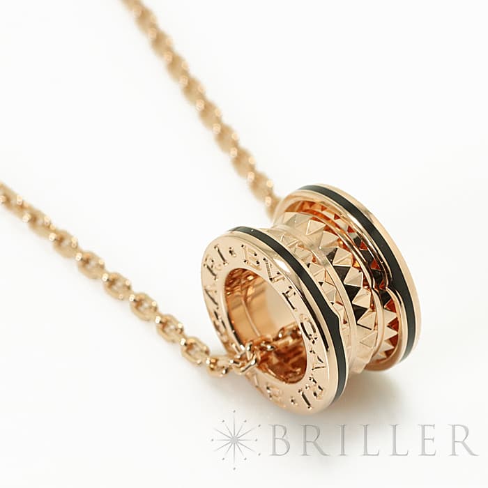 BVLGARI ブルガリ ビーゼロ1 ビーゼロワン ロック ネックレス ピンクゴールド 358054 9