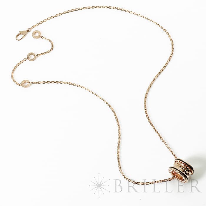 BVLGARI ブルガリ ビーゼロ1 ビーゼロワン ロック ネックレス ピンクゴールド 358054 12