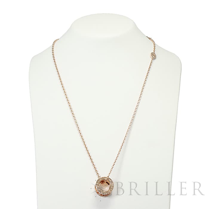 BVLGARI ブルガリ ビーゼロ1 ビーゼロワン ロック ネックレス ピンクゴールド 358054 13