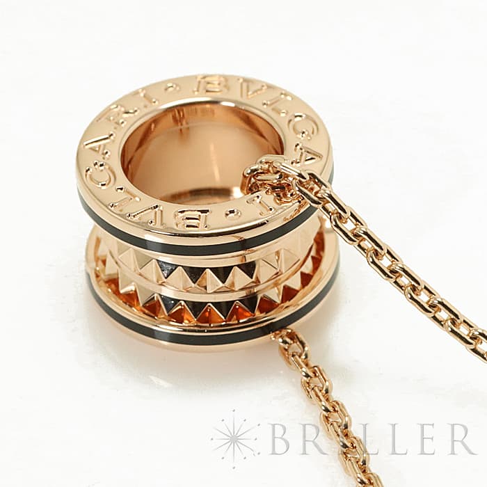 BVLGARI ブルガリ ビーゼロ1 ビーゼロワン ロック ネックレス ピンクゴールド 358054 5