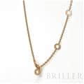BVLGARI ブルガリ ビーゼロ1 ビーゼロワン ロック ネックレス ピンクゴールド 358054 8
