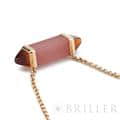 CARTIER カルティエ レ ベルランゴ ドゥ カルティエ ネックレス MM ピンクゴールド ピンクカルセドニー ガーネット B7224768 9