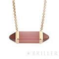 CARTIER カルティエ レ ベルランゴ ドゥ カルティエ ネックレス MM ピンクゴールド ピンクカルセドニー ガーネット B7224768 3