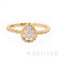 BOUCHERON　ブシュロン セルパンボエム リング エクストラスモール ピンクゴールド ダイヤモンド 10号 JRG02674【未使用】 メイン