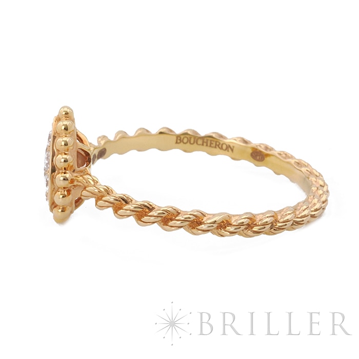 BOUCHERON　ブシュロン セルパンボエム リング エクストラスモール ピンクゴールド ダイヤモンド 10号 JRG02674【未使用】 9