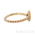 BOUCHERON　ブシュロン セルパンボエム リング エクストラスモール ピンクゴールド ダイヤモンド 10号 JRG02674【未使用】 11