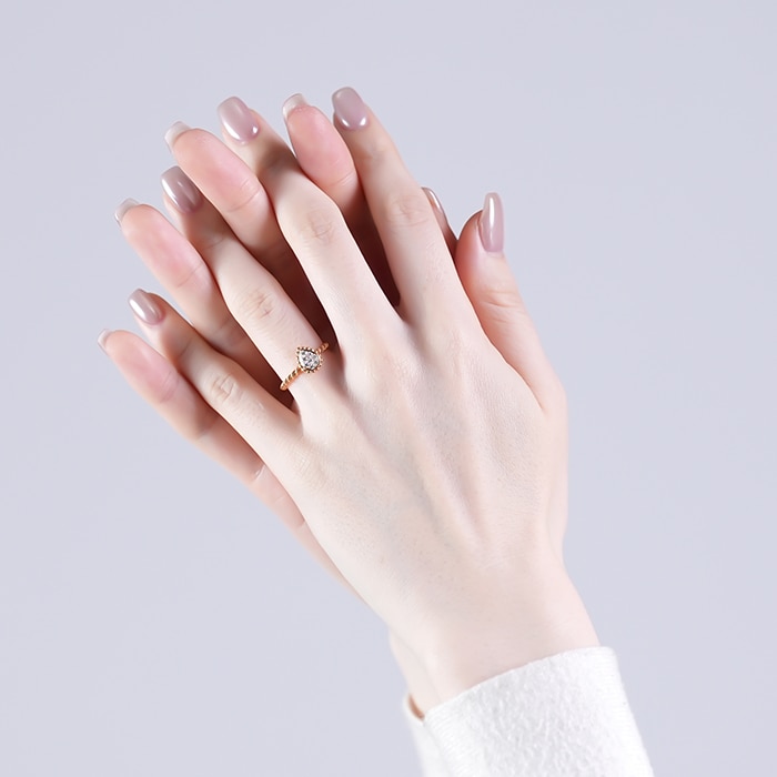 BOUCHERON　ブシュロン セルパンボエム リング エクストラスモール ピンクゴールド ダイヤモンド 10号 JRG02674【未使用】 14