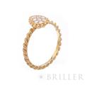 BOUCHERON　ブシュロン セルパンボエム リング エクストラスモール ピンクゴールド ダイヤモンド 10号 JRG02674【未使用】 4
