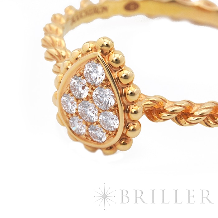 BOUCHERON　ブシュロン セルパンボエム リング エクストラスモール ピンクゴールド ダイヤモンド 10号 JRG02674【未使用】 5