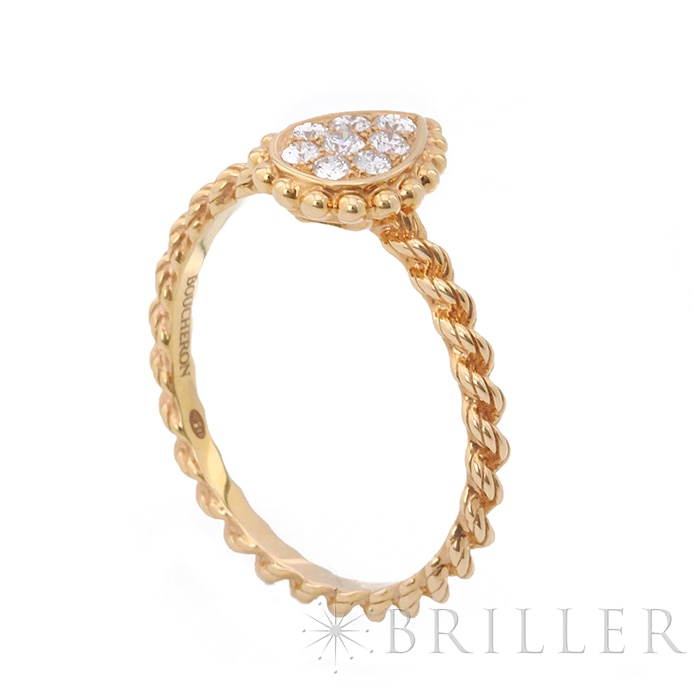 BOUCHERON　ブシュロン セルパンボエム リング エクストラスモール ピンクゴールド ダイヤモンド 10号 JRG02674【未使用】 7