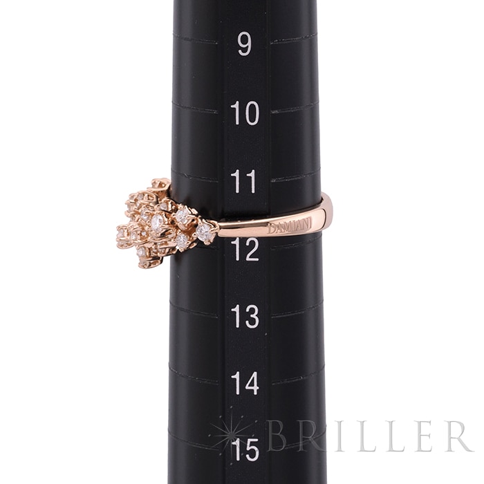 Damiani ダミアーニ ミモザ リング 12号 ダイヤモンド ピンクゴールド 20086883 12