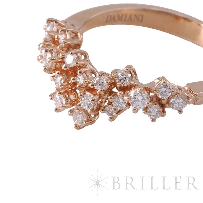 Damiani ダミアーニ ミモザ リング 12号 ダイヤモンド ピンクゴールド 20086883 5