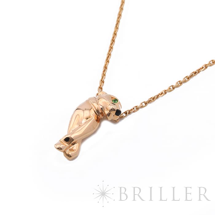CARTIER カルティエ パンテール ドゥ カルティエ ネックレス ピンクゴールド ツァボライト B7224700 5