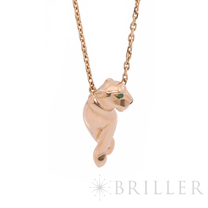 CARTIER カルティエ パンテール ドゥ カルティエ ネックレス ピンクゴールド ツァボライト B7224700 7