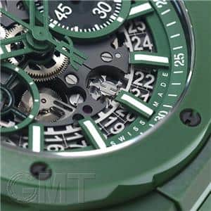 HUBLOT ウブロ ビッグバン インテグレーテッド グリーンセラミック 451.GX.5220.GX