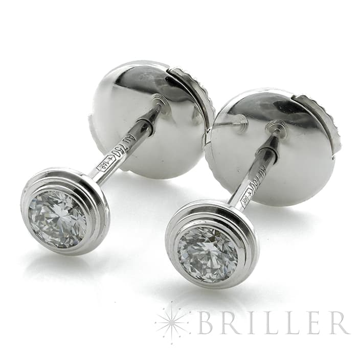 CARTIER カルティエ ダムール イヤリング ピアス ホワイトゴールド ダイヤモンド B8301407 3