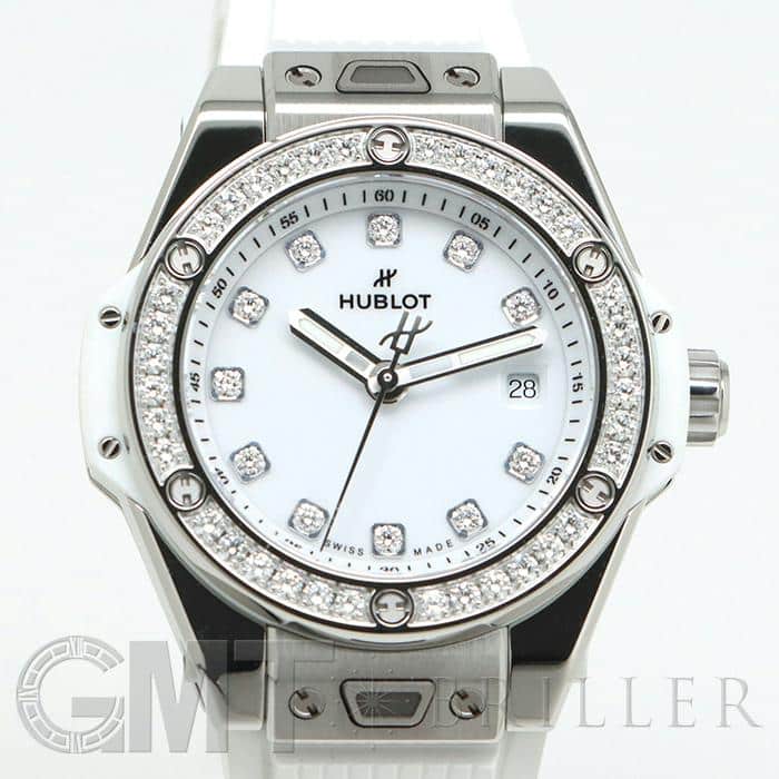 HUBLOT ウブロ ビッグバン ワンクリック スチール ホワイト ダイヤモンド 485.SE.2210.RW.1204 9