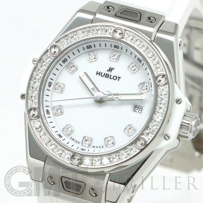 HUBLOT ウブロ ビッグバン ワンクリック スチール ホワイト ダイヤモンド 485.SE.2210.RW.1204 10