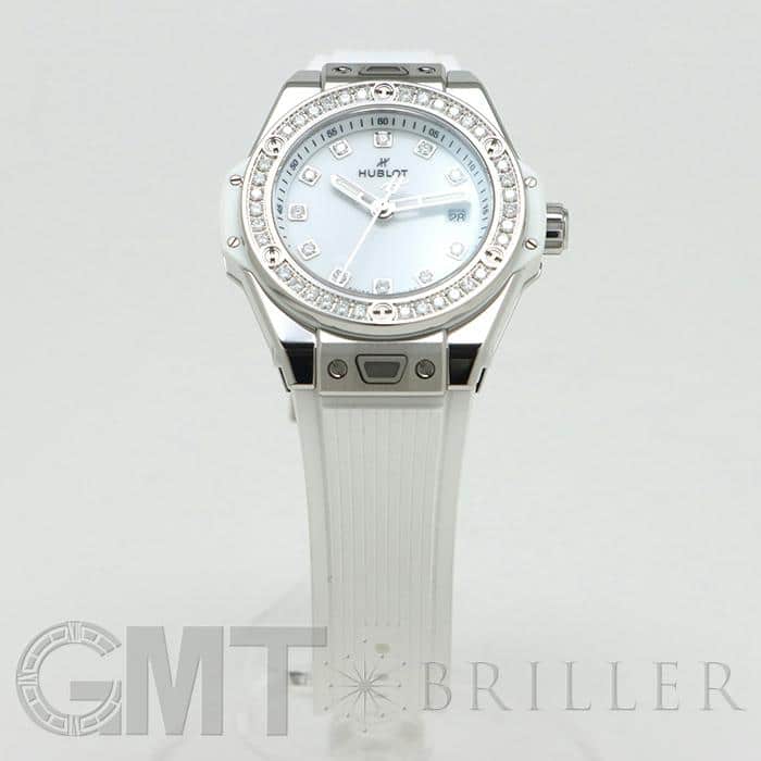 HUBLOT ウブロ ビッグバン ワンクリック スチール ホワイト ダイヤモンド 485.SE.2210.RW.1204 12
