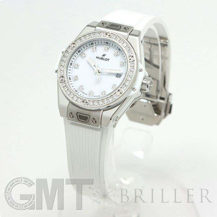 HUBLOT ウブロ ビッグバン ワンクリック スチール ホワイト ダイヤモンド 485.SE.2210.RW.1204 1