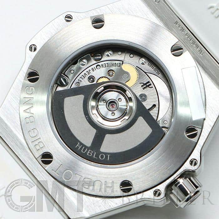 HUBLOT ウブロ ビッグバン ワンクリック スチール ホワイト ダイヤモンド 485.SE.2210.RW.1204 27