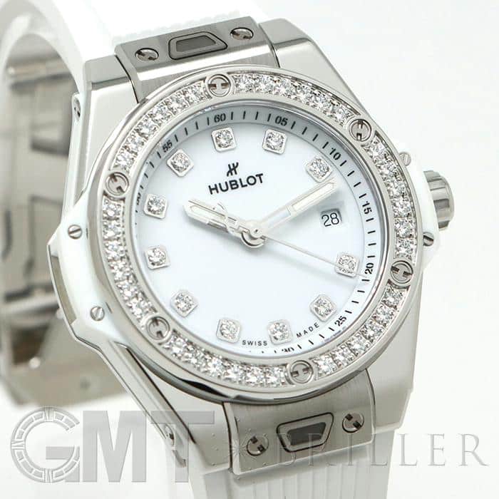 HUBLOT ウブロ ビッグバン ワンクリック スチール ホワイト ダイヤモンド 485.SE.2210.RW.1204 4