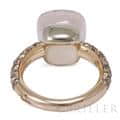 POMELLATO ポメラート ヌード リング ローズクオーツ カルセドニー ブラウンダイヤモンド ローズゴールド ホワイトゴールド PAC0040_O7000_BRCQR  10号 1