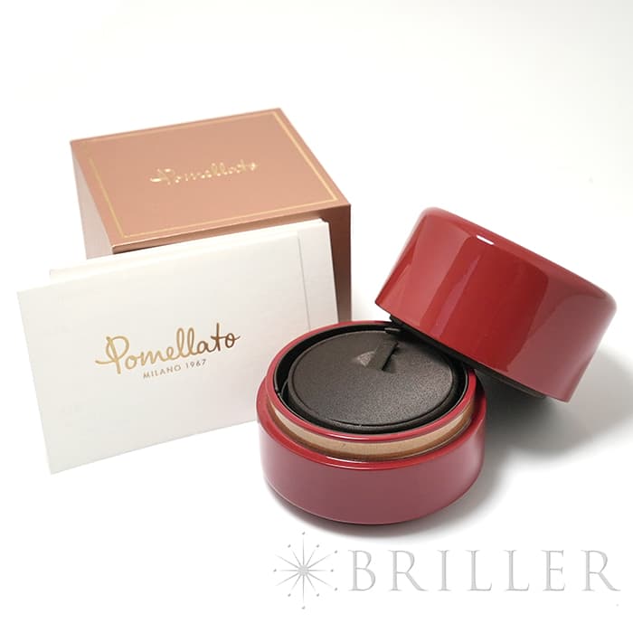 POMELLATO ポメラート ヌード リング ローズクオーツ カルセドニー ブラウンダイヤモンド ローズゴールド ホワイトゴールド PAC0040_O7000_BRCQR  10号 7