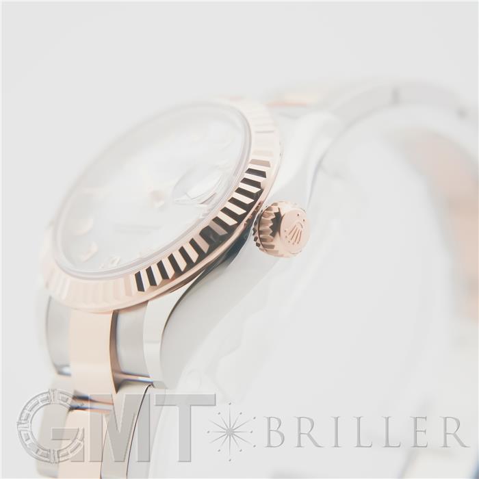 ROLEX ロレックス デイトジャスト 279171NG ホワイトシェル 10Pダイヤモンド オイスターブレスレット 19