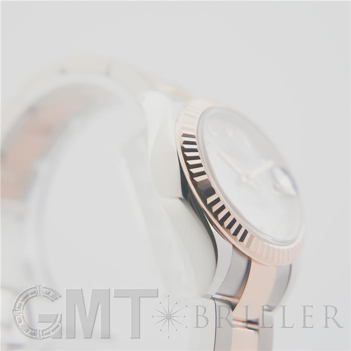 ROLEX ロレックス デイトジャスト 279171NG ホワイトシェル 10Pダイヤモンド オイスターブレスレット 20