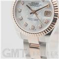 ROLEX ロレックス デイトジャスト 279171NG ホワイトシェル 10Pダイヤモンド オイスターブレスレット 8