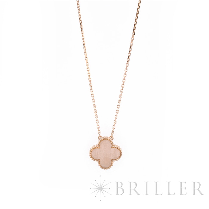Van Cleef & Arpels ヴァン クリーフ&アーペル アルハンブラ ヴィンテージ アルハンブラ ネックレス ピンクセーブル 2015年ホリデー限定モデル VCAR05SY00 1