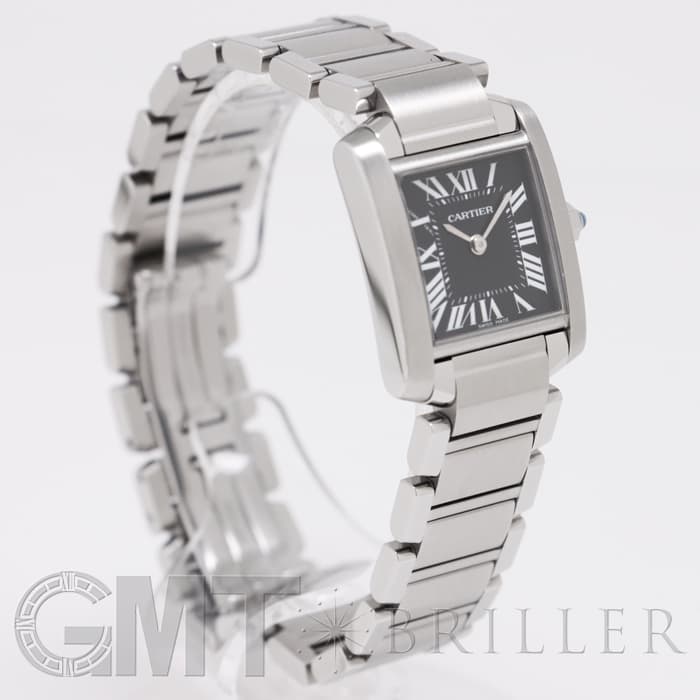 CARTIER カルティエ タンク フランセーズ SM W51026Q3 ブラック【アジア限定】 9