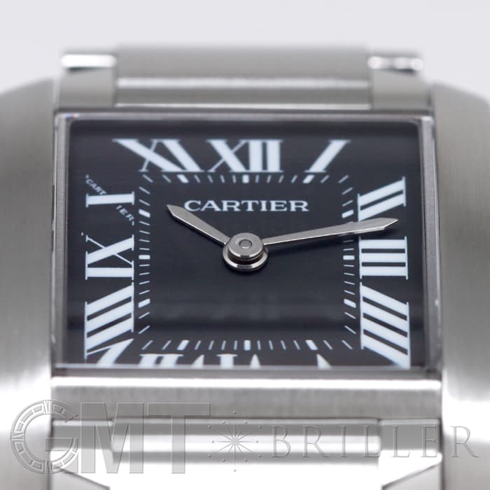 CARTIER カルティエ タンク フランセーズ SM W51026Q3 ブラック【アジア限定】 17